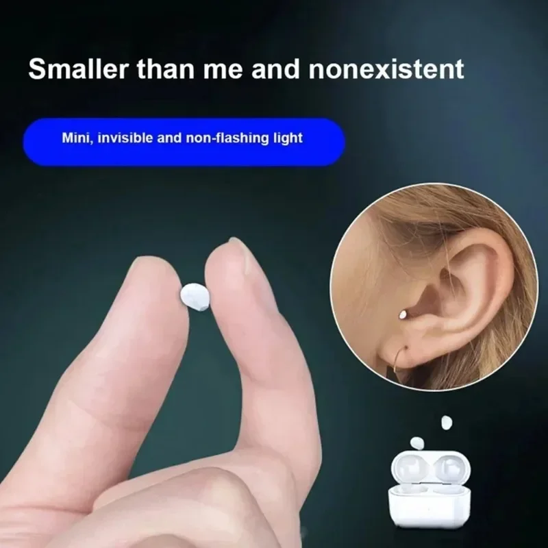 Wireless Earbuds Tws - 目に見えないイヤホン ミニヘッドフォン Bluetooth TWS ワイヤレス Sleepwith