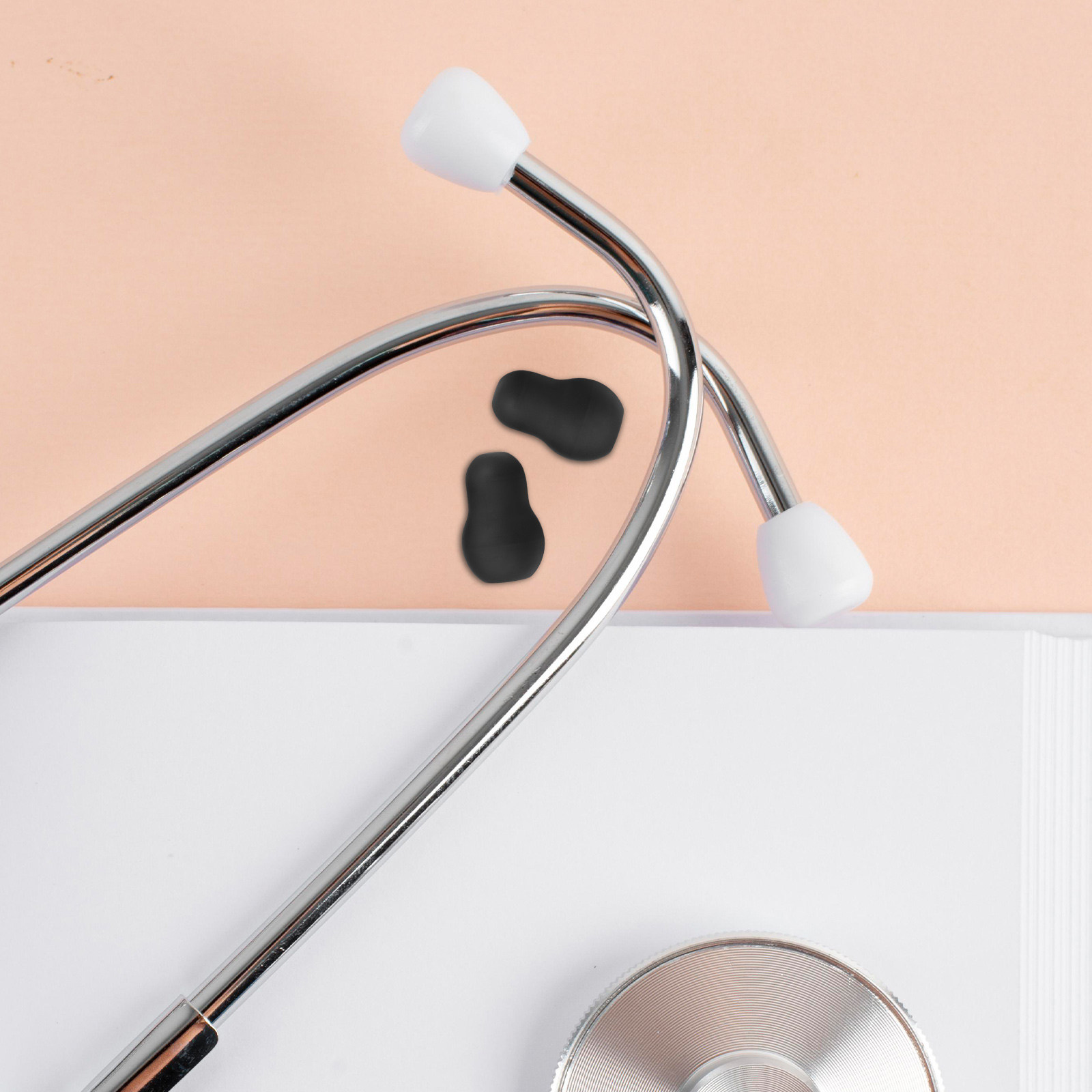 6個入り聴診器用イヤーチップ シリコン製 快適なノイズリダク - Silicone Ear Tip Replacement のレビューと価格