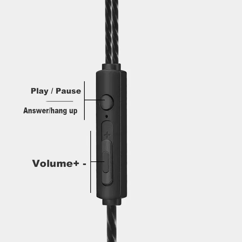 有線ヘッドフォン 3.5mm インイヤー スポーツ イヤホン - Wired Earphone Mic のレビューと価格