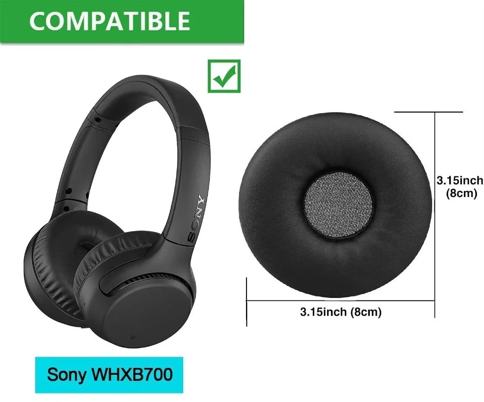 交換用フォームイヤーパッドクッション Sony WH-XB7 - Bluetooth Headset On Ear のレビューと価格