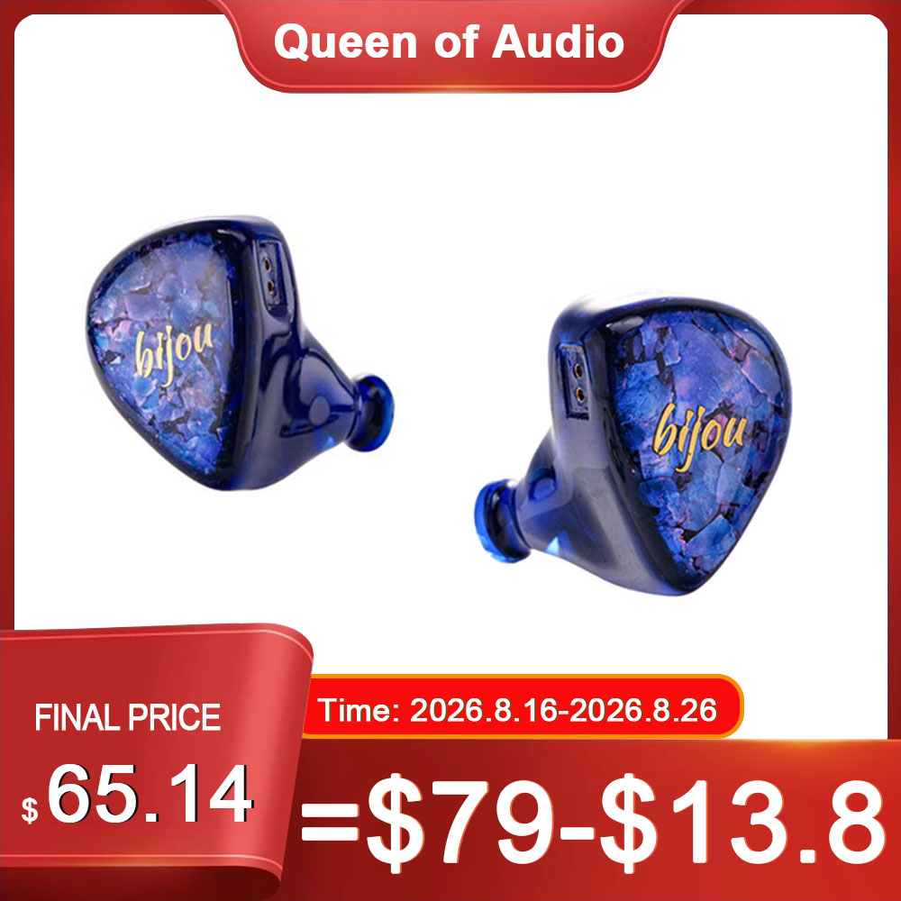 新しい QoA Bijou ヘッドフォン 1DD + 1BA - In Ear Monitor Iem のレビューと価格