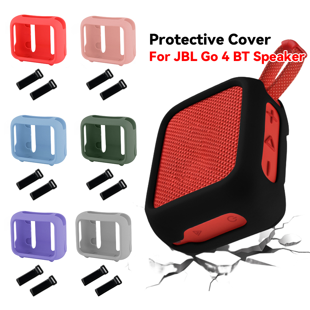 シリコンケース保護カバー スピーカーマウントストラップ付き  - Jbl Speaker Go 4 のレビューと価格