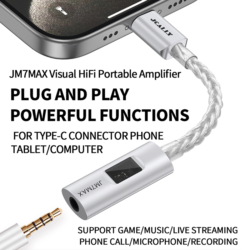 JCALLY JM7MAX Type-C ポータブル DAC - Usb C Earphone のレビューと価格